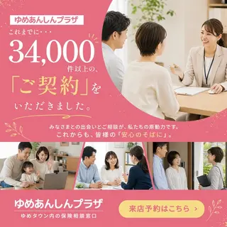 金融・保険のバナー広告の例（株式会社アイネクスト）：契約件数と相談の様子