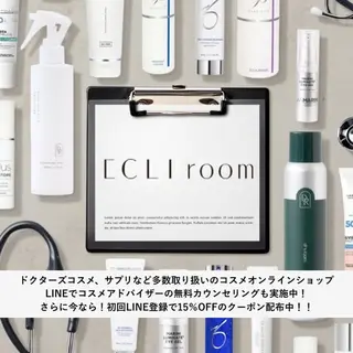 健康食品のバナー広告の例（ECLI room）：コスメオンラインショップの広告