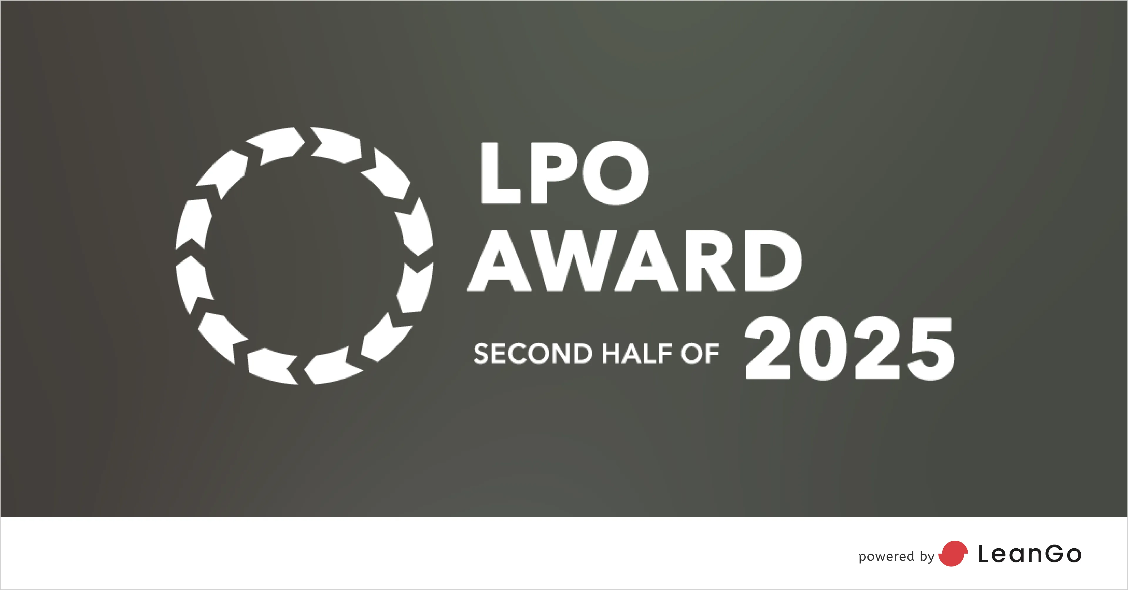 LeanGo、「LPO AWARD SECOND HALF OF 2025」の受賞者を発表！